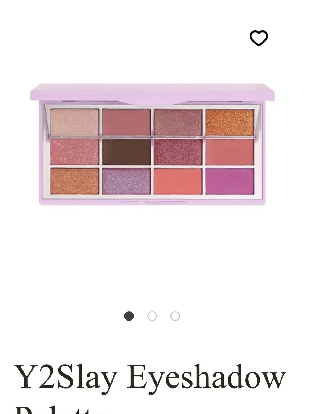 ILLUMINATI Y2Slay Pink & Rose Eyeshadow Palette - 12-Color Mix NEW PC